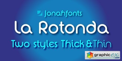 La Rotonda Font Family - 2 Fonts