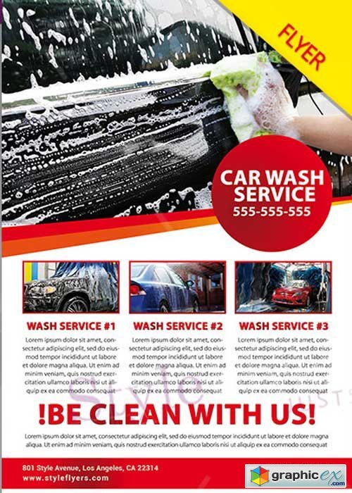 Car Wash PSD V3 Flyer Template