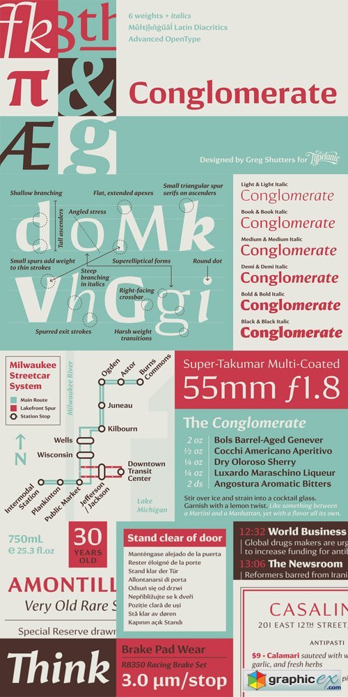 Conglomerate Font Family