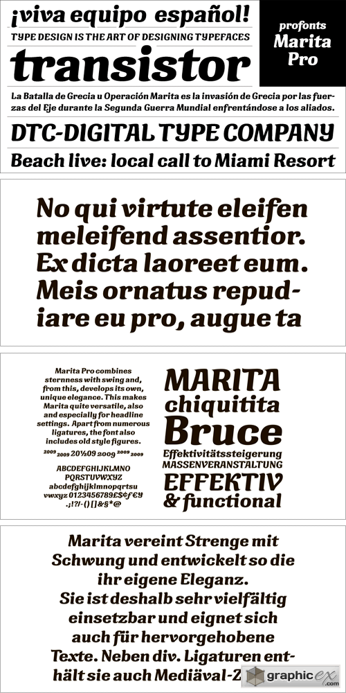 Marita Pro Font Family