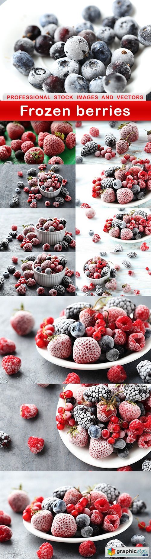 Frozen berries - 12 UHQ JPEG