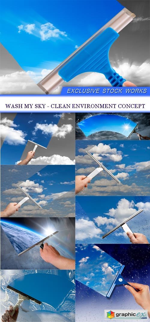 wash my sky - clean environment concept 9X JPEG