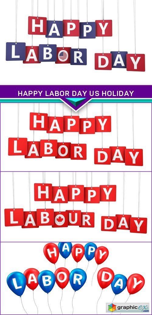 Happy Labor Day US Holiday 4X JPEG