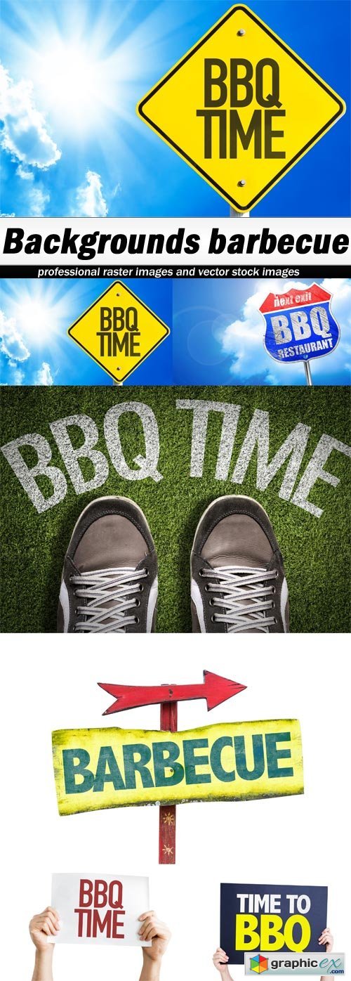 Backgrounds barbecue - 6 UHQ JPEG
