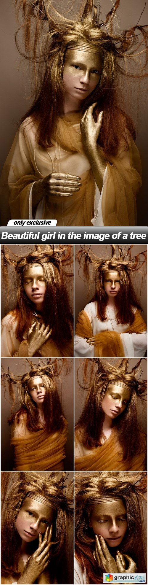 Beautiful girl in the image of a tree - 7 UHQ JPEG