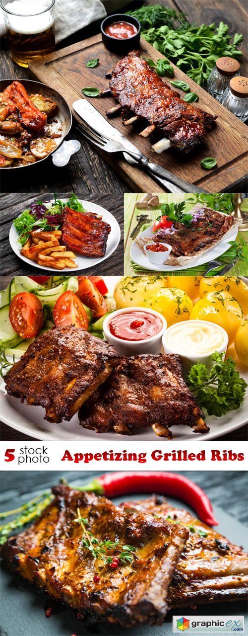 Appetizing Grilled Ribs
