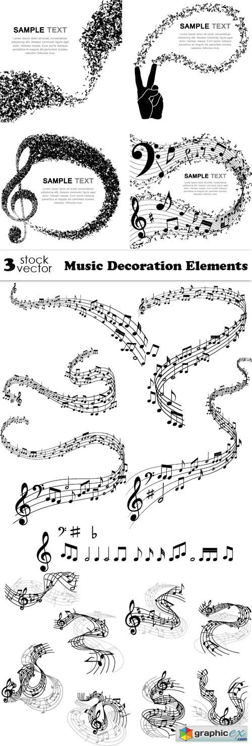 Music Decoration Elements