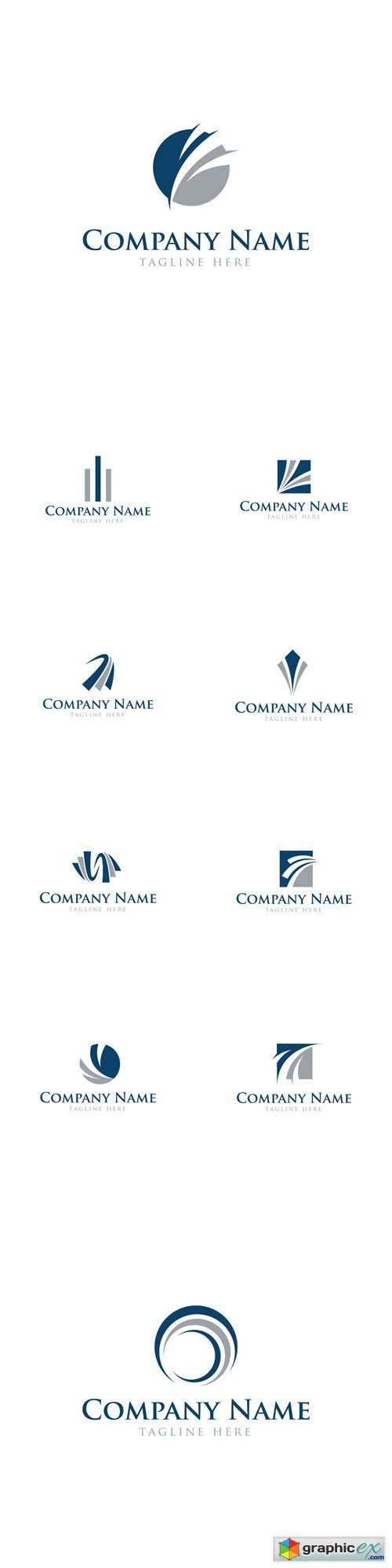 Abstract Business Finance Logos