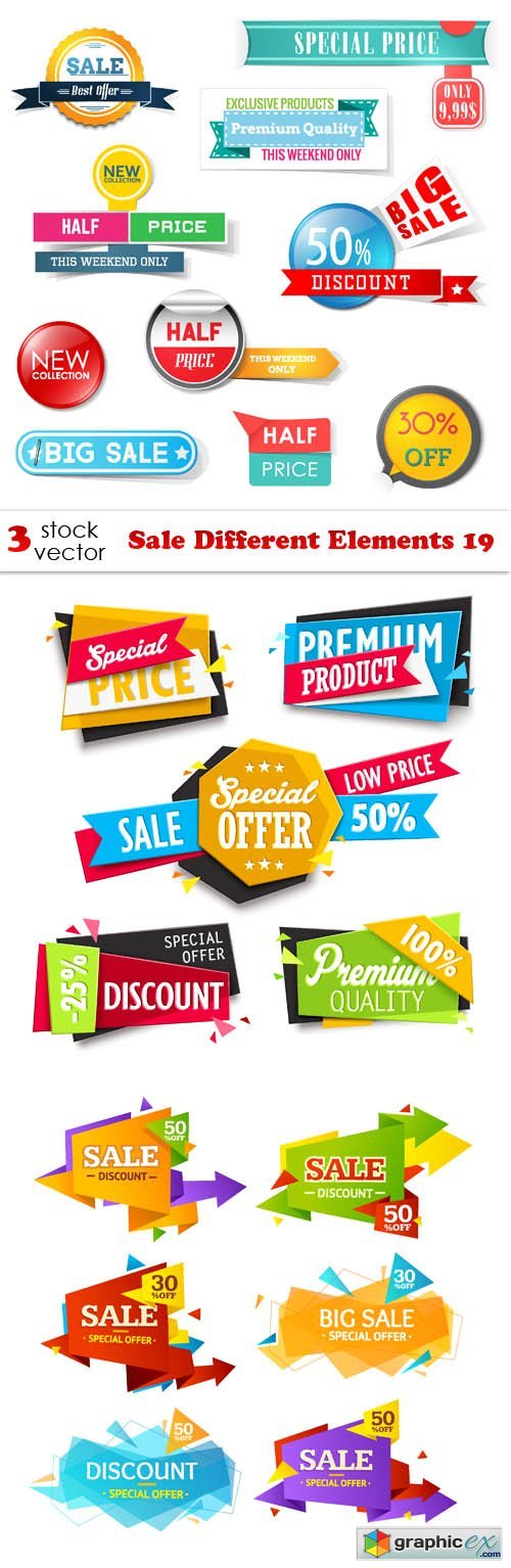 Sale Different Elements 19