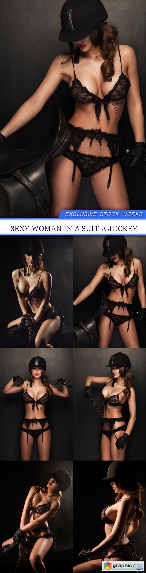 sexy woman in a suit a jockey 6X JPEG