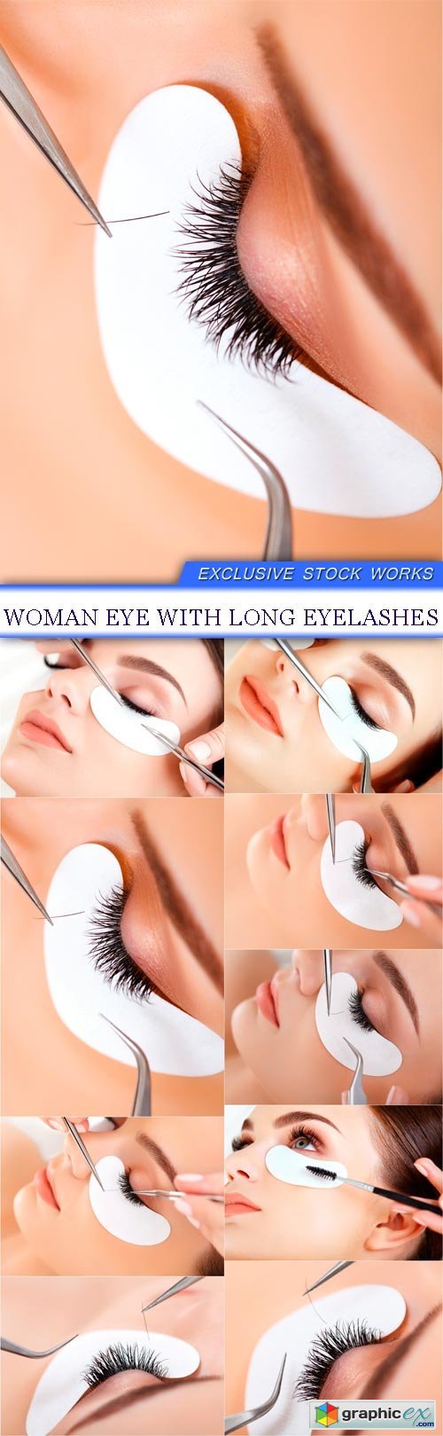 Woman Eye with Long Eyelashes 9x JPEG