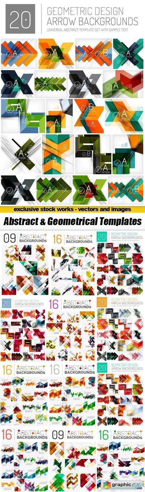 Abstract & Geometrical Templates - 13xEPS