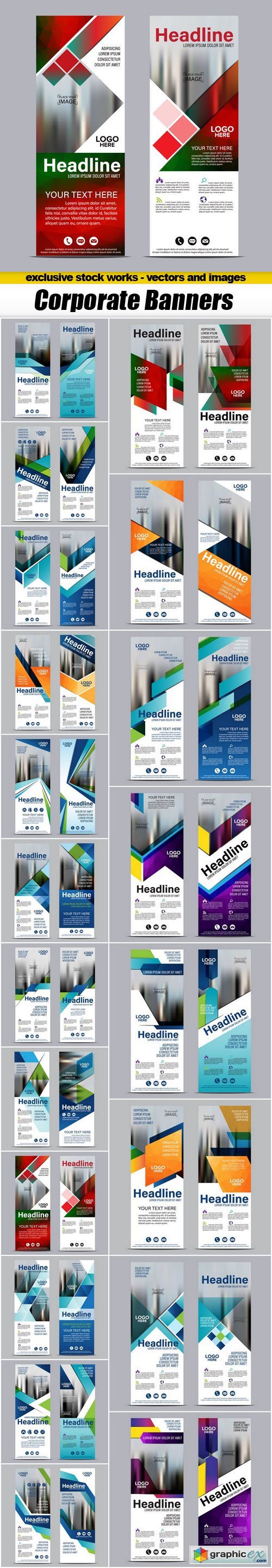 Corporate Banners - 20xEPS