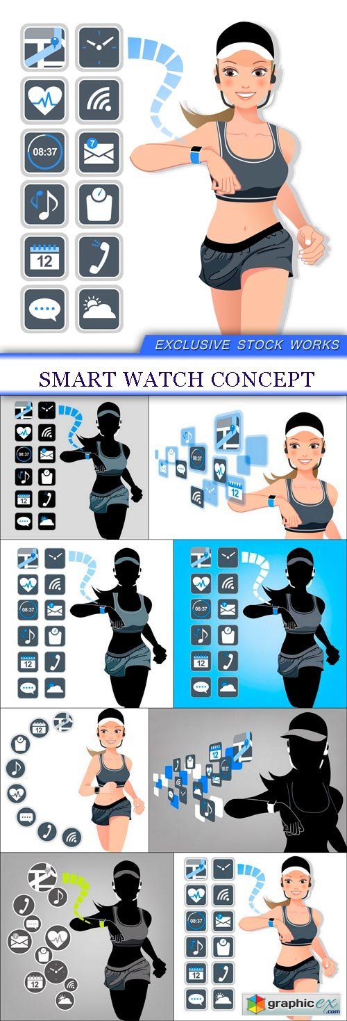 Smart watch concept 8X EPS