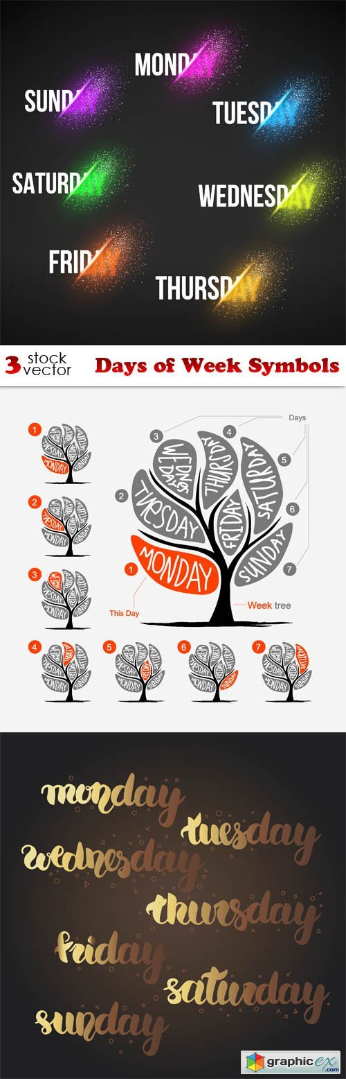 Days of Week Symbols