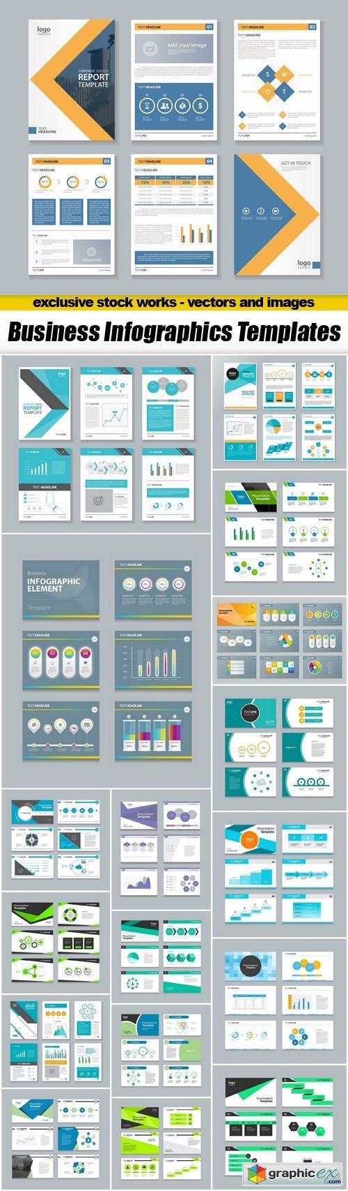 Business Infographics Templates - 20xEPS