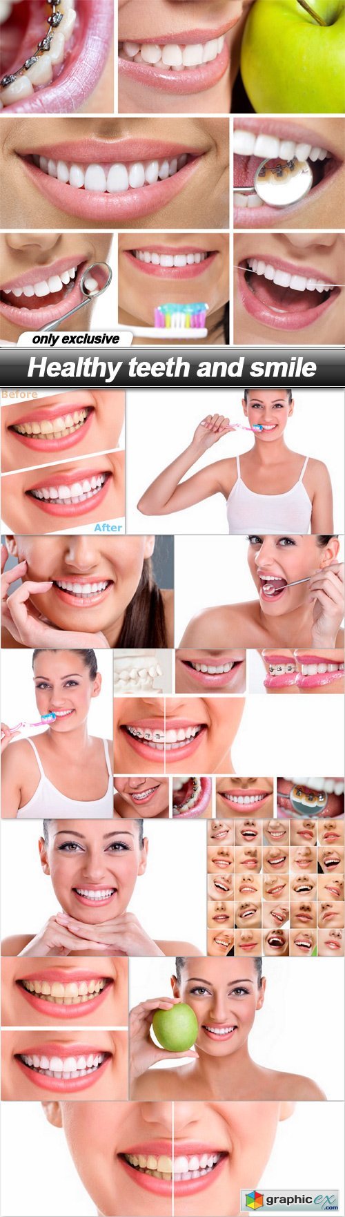Healthy teeth and smile - 12 UHQ JPEG