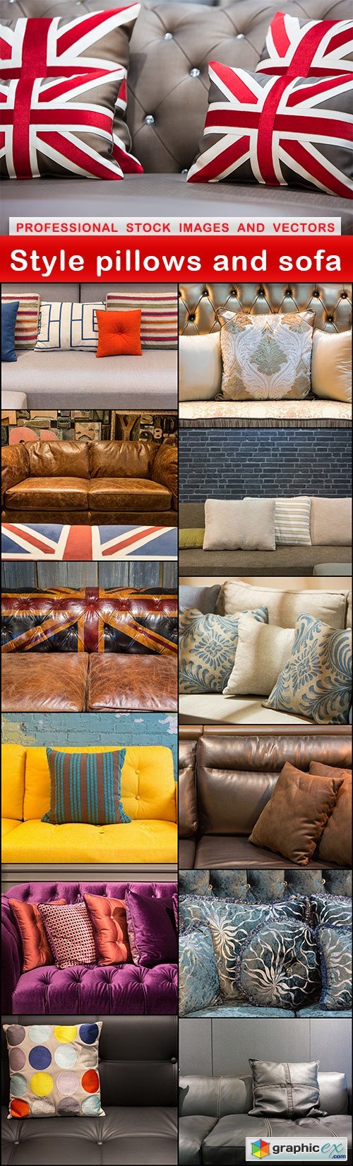 Style pillows and sofa - 13 UHQ JPEG