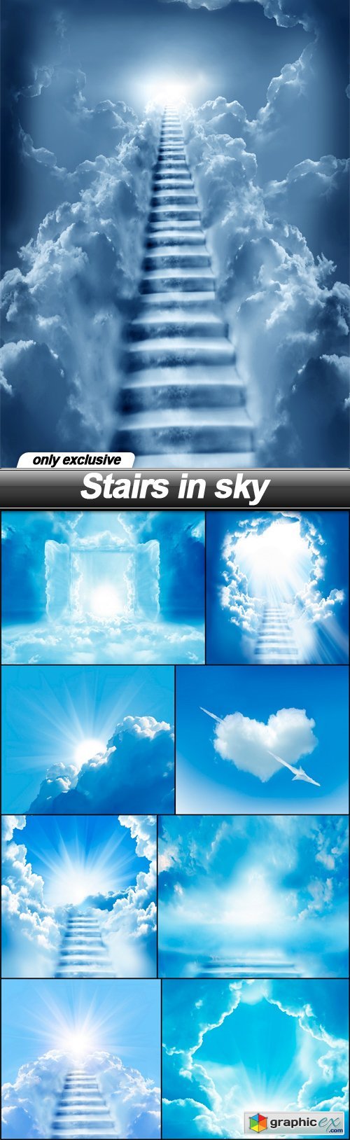 Stairs in sky - 9 UHQ JPEG