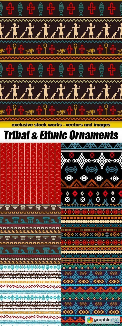 Tribal & Ethnic Ornaments - 15xEPS