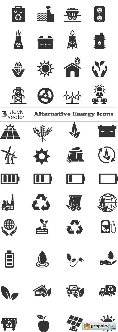 Alternative Energy Icons