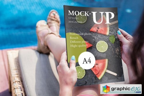 Magazine Mock-Up Glamour Edition
