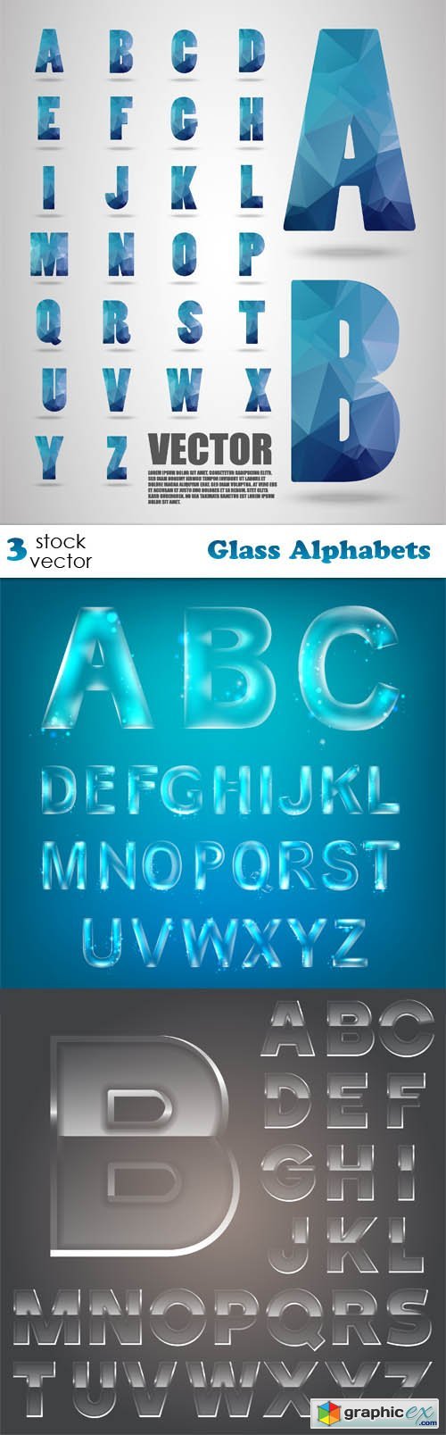 Glass Alphabets