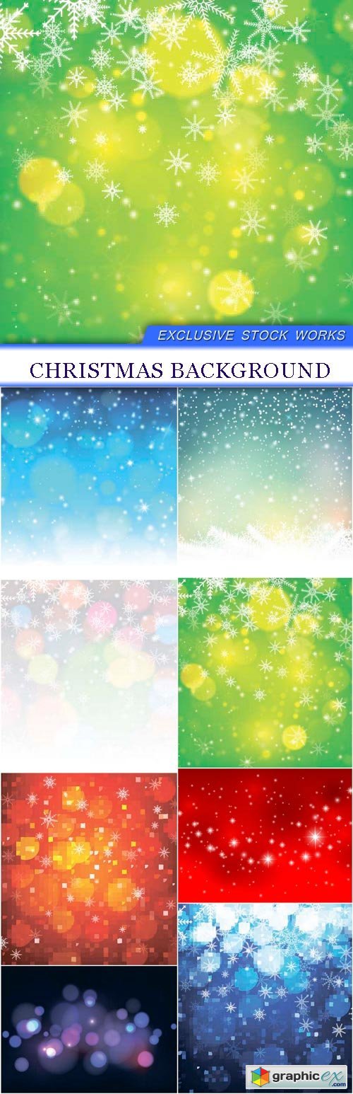 Christmas background 8x eps