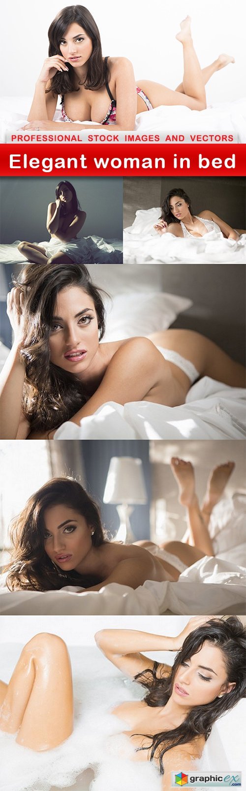 Elegant woman in bed - 6 UHQ JPEG
