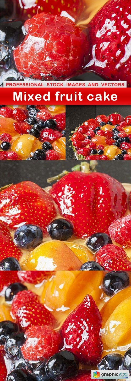 Mixed fruit cake - 5 UHQ JPEG