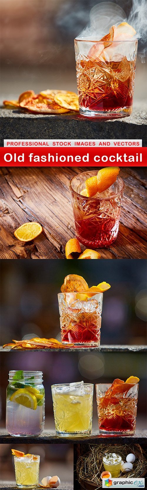 Old fashioned cocktail - 6 UHQ JPEG