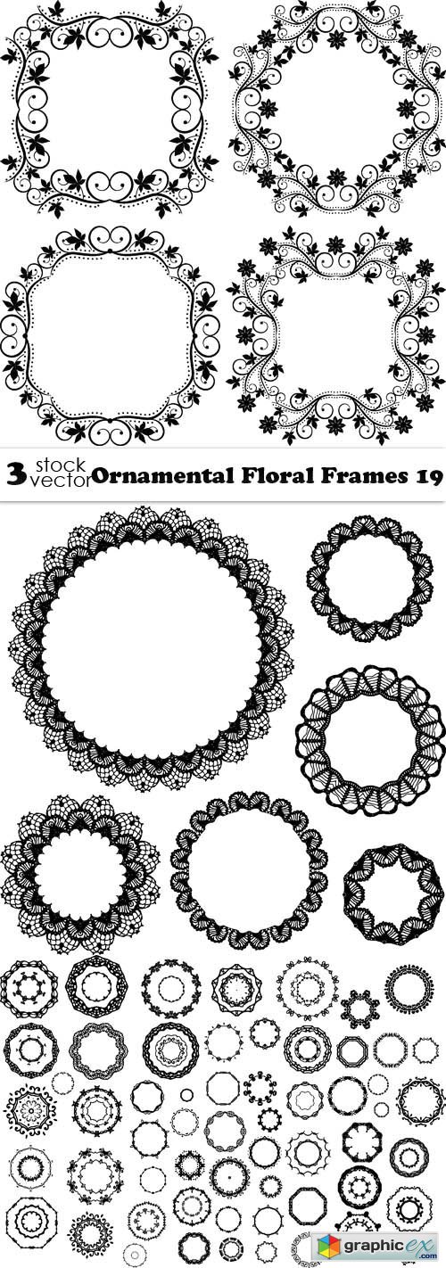 Ornamental Floral Frames 19
