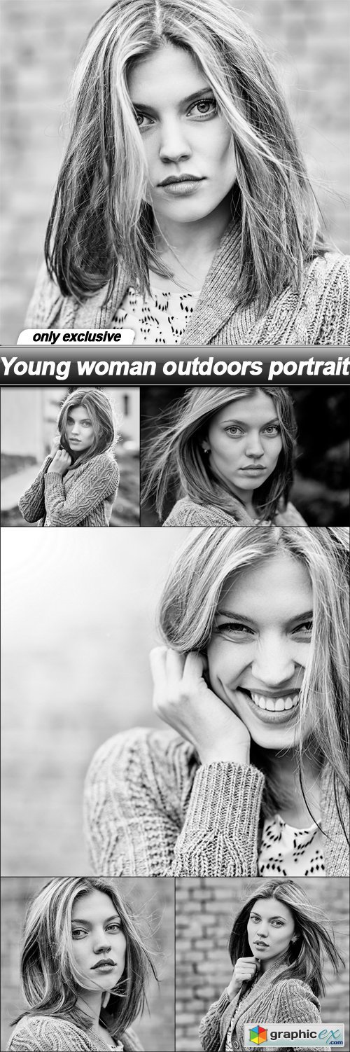 Young woman outdoors portrait - 6 UHQ JPEG