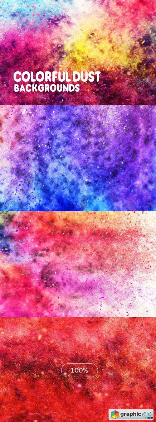 Colorful Dust Backgrounds