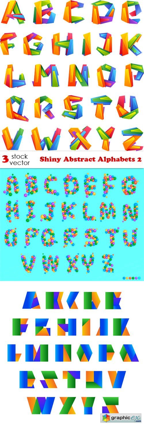 Shiny Abstract Alphabets 2