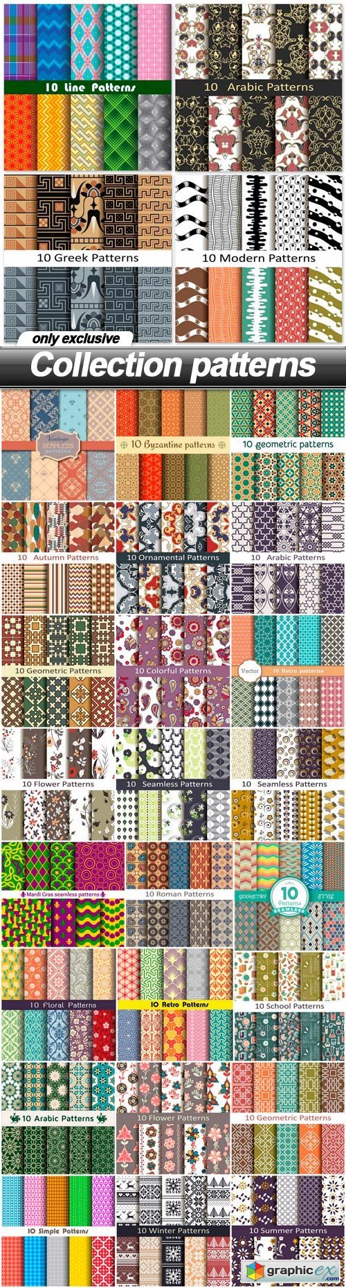 Collection patterns - 28 EPS