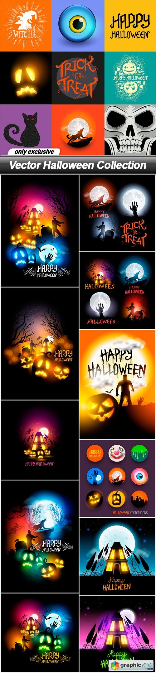 Halloween Collection - 12 EPS