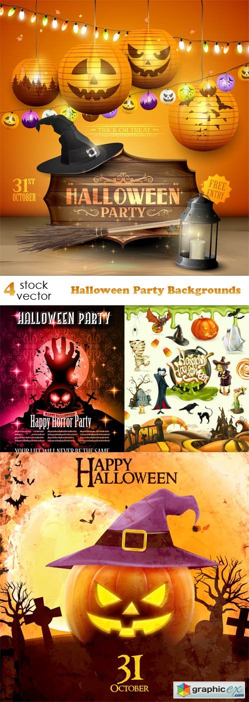 Halloween Party Backgrounds