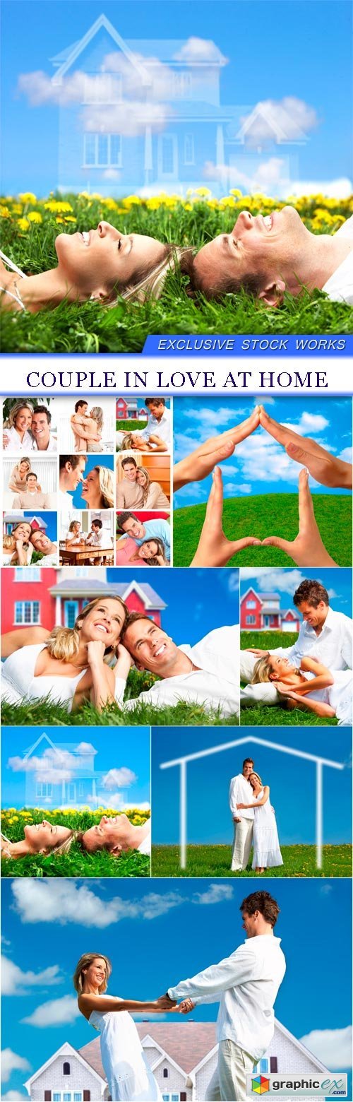 Couple in love at home 7X JPEG