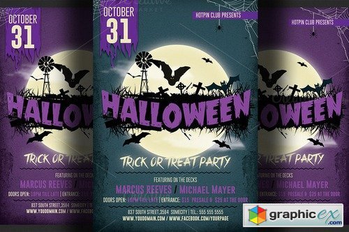 Halloween Party Flyer 4