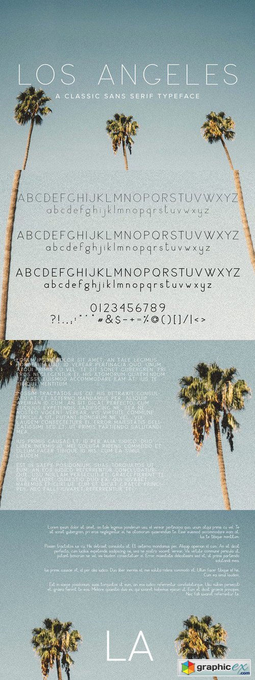 Los Angeles | Multi-Weight Typeface 
