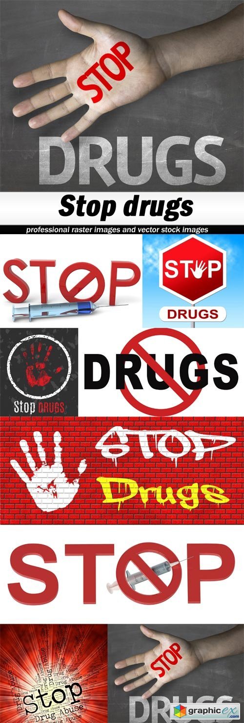 Stop drugs - 8 UHQ JPEG