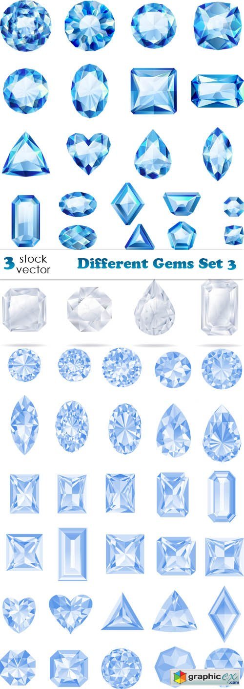 Different Gems Set 3