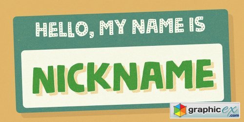 Nickname Font Family - 7 Fonts