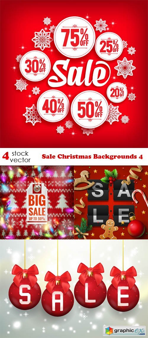 Sale Christmas Backgrounds 4