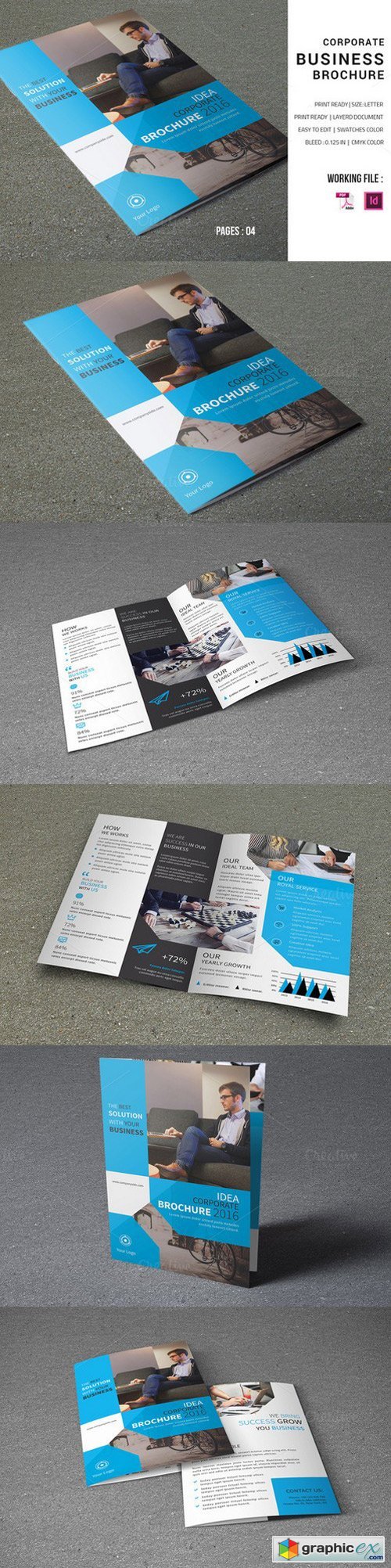 Corporate Brochure Template-V598