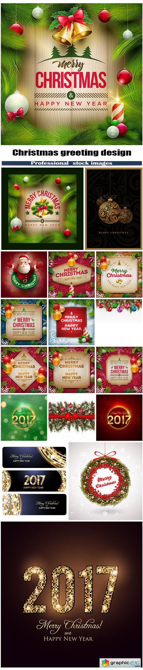 Christmas greeting design