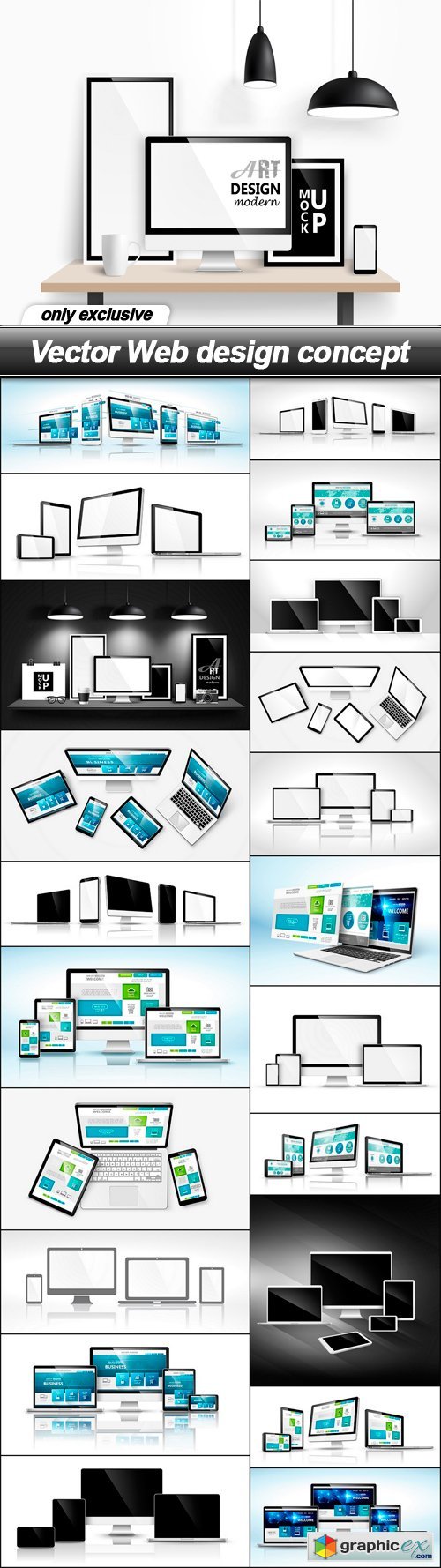 Web design concept - 22 EPS