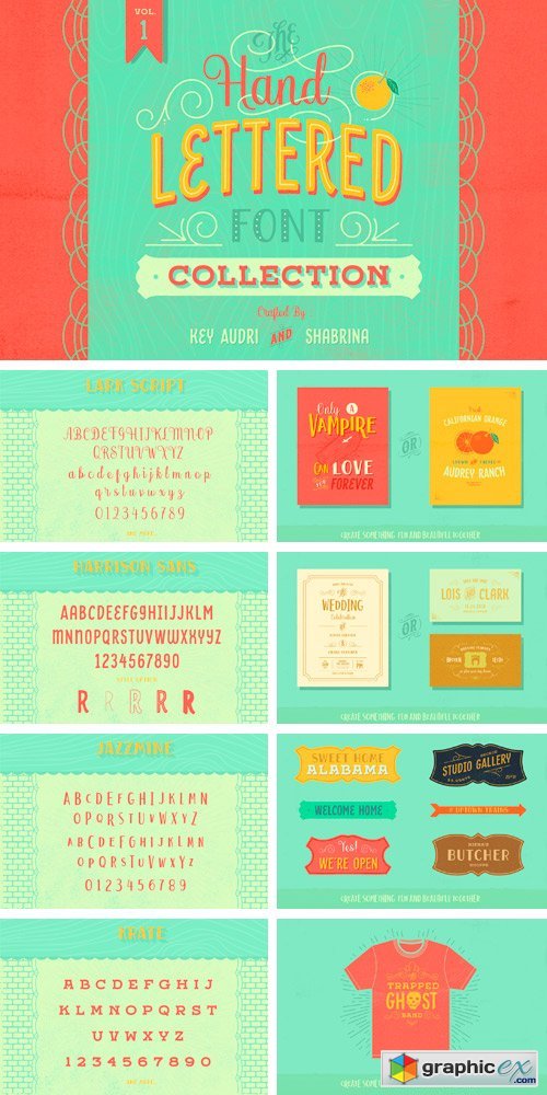 Hand Lettered Font Collection Vol.1