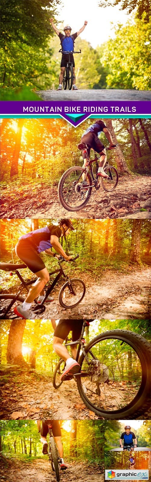Mountain bike riding trails 7X JPEG